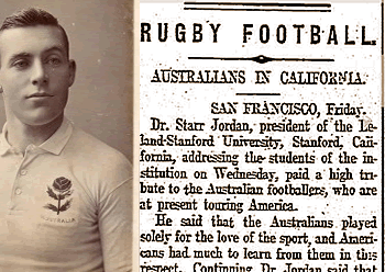 Dan Carroll - Australian 1912 tour to USA