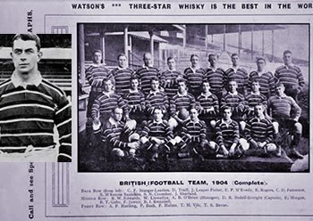 1904 British Lions in Sydney, captained by Scotland's David Bedell-Sivright.
