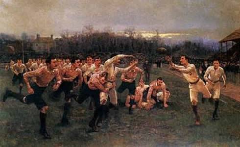 “The Roses Match” (1893) – William Barnes Wollen