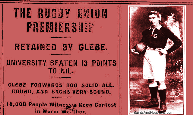 Glebe 'Dirty Reds' won back-to-back premierships in 1906-07, with Chris McKivat one of the star players.