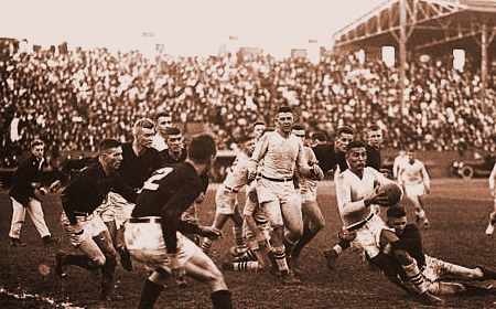 Santa Clara (light) vs. Stanford (dark) Rugby Game 1916