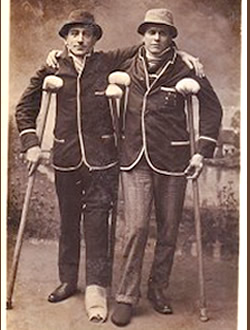 The two broken Peters - Flanagan (left) and Burge (right).