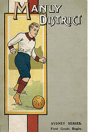 Manly District Rugby Football Club card season 1906