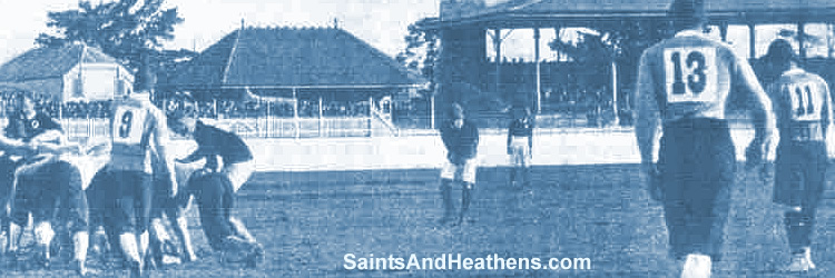 NSW vs QLD at the SCG in 1899 (detail showing NSW jersey numbers white panel)