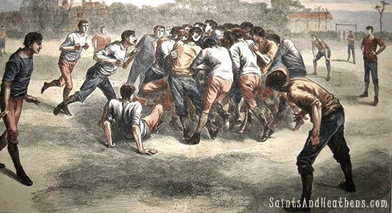 “A Match at Football: The Last Scrimmage” 