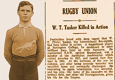 William Tasker (Newington, Newtown, Waratahs, Wallabies)