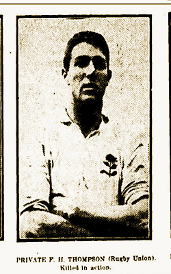 Fred Thompson (Eastern Suburbs, Waratahs, Wallabies)