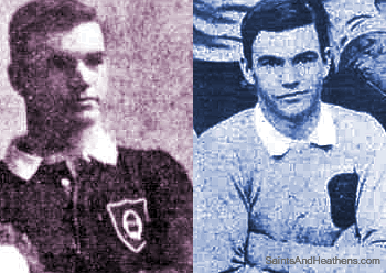 Spragg in Queensland and NSW team photos. 