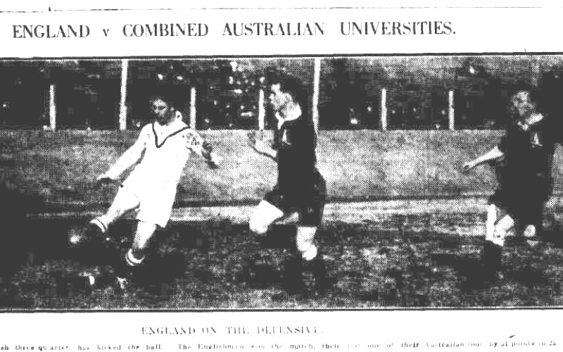 Rugby league 1924 - England vs Combined Australian Universities